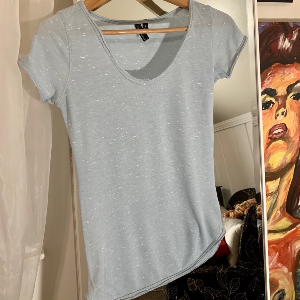 Cynthia Rowley Pale Blue Tee